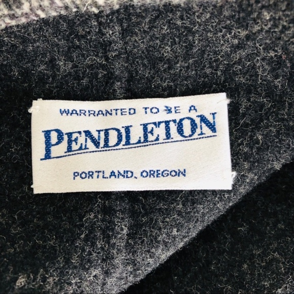 Pendleton Gray Textured Wool Blend Button-Up Jacket - Picture 5 of 5